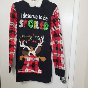 Juniors  size Large Christmas sweater